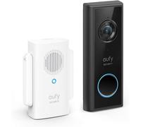eufy Security Wi-Fi Video Doorbell Kit, 1080p-Grade Resolution, 120-day Battery, No Monthly Fees, Human Detection, 2-Way Audio, Free Wireles
