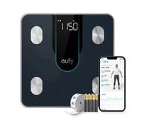 Eufy Smart Scale P2 Digital Bathroom Scale - 15 Body Measurements, Wi-Fi/bluetooth, 3D Virtual Model, Black