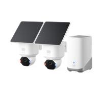 eufy SoloCam E42 4K Solar PTZ Camera (2-Cam Kit + HomeBase S380)