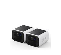 Eufy Solocam S220 2K Solar Camera 2-Pack With No Monthly Fee, Human Detection, Easy Installation White
