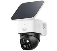 EUFY SoloCam S340 3K WiFi Security Camera with Solar Panel - 8 GB, White