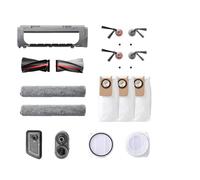 eufy S2 Replacement Accessory Kit, 2 Pairs of Side Brushes, 2 Filter Sets, 1 Roller Brush, 1 Brush Guard, 1 Dust Bag, 1 Roller Mop, 1 Water Tank Filter