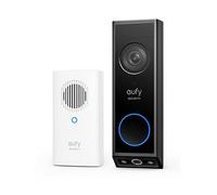 Eufy Video Doorbell E340 With Chime, 2K, Dual Lens, No Monthly Fee, Colour Night Vision, Two-Way Audio Black