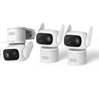 eufy Wired Cam C31, with eufycam C31 2-Pack, 360° Coverage with Pan and Tilt, Indoor and Outdoor, Dual Antenna, Color Night Vision, Local Storage, No Monthly Fee, AI Human/Vehicle/Pet/Cry Detection