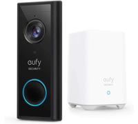 eufy Security, Video Doorbell S220 2K (Battery-Powered) with HomeBase, 2K HD, No Monthly Fee, On-Device AI Detection,16GB Local Storage, Simple Self-Installation, Compatible Devices