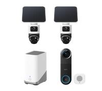 eufyCam S4 (2 pack) + eufy Wired Video Doorbell S4 + Homebase S380 + Chime2
