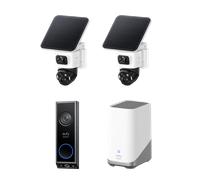 eufyCam S4 (2 pack) + Video Doorbell E340 + Homebase 3