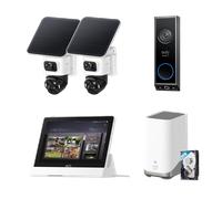 eufyCam S4 (2 pack) + Video Doorbell E340 + Homebase 3 + Display + 1 TB Hard Drive