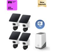 eufyCam S4 4-Cam Kit + 1 TB Hard Drive