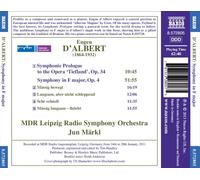 EUGEN D'ALBERT: SYMPHONY IN F MAJOR NEW CD