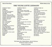 Eugen D'Albert - The Young Lotte Lehmann