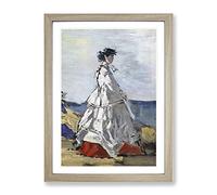 Eugene Boudin Princess Pauline Metternich Classic Painting Framed Print | A3 Oak Framed Wall Art | Ready to Hang | Classic Historical Picture | Living Room Bedroom Lounge Office