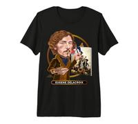Eugene Delacroix, French Painter Premium T-Shirt