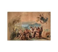 Eugene Delacroix Paintings Wall Art Poster Prints Orpheus Bringing Civilization to The Barbarian Ancestors of The Greeks Cool Artworks Painting Wall Art Canvas Prints Hanging Picture Home Decors Gift