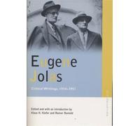 Eugene Jolas : Critical Writings, 1924-1951, Paperback by Jolas, Eugene; Kief...