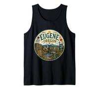 Eugene Oregon OR USA Folk Art Tank Top
