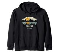 Eugene Oregon, OR Vacation Souvenir Zip Hoodie