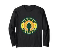Eugene Oregon Pacific Northwest Vintage Pine Tree Outdoors Long Sleeve T-Shirt