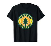 Eugene Oregon Pacific Northwest Vintage Pine Tree Outdoors T-Shirt