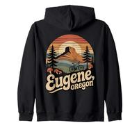 Eugene Oregon PNW Nature Scene Pacific Northwest Hiking Zip Hoodie