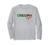Eugene Oregon Retro Love T-Shirt Long Sleeve T-Shirt