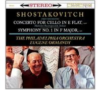 EUGENE ORMANDY - SHOSTAKOVITCH-CELLOKONZERT,OP.107/SINFONIE 1,OP.10 CD NEW