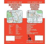 Eugene / Springfield / Roseburg, Oregon Street Map