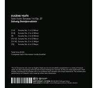 Solveig Steinthorsdottir – Ysaye: Solo Violin Sonatas 1–6 Op. 27 – Challenge