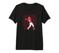 Eugenio Suarez - Good Vibes Only - Cincinnati Baseball Premium T-Shirt