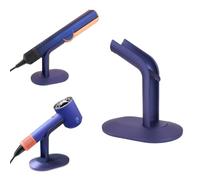 EUGOOCX Aluminum Alloy Hair Straightener Holder for Dyson Airstrait, Countertop Storage Stand Compatible with Dyson Supersonic Hairdryer Styler Accessories (Blue)