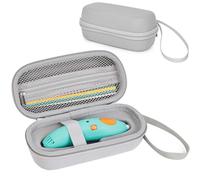 EUGOOCX EVA Storage Case Compatible with 3Doodler Start+ Essentials (2024) 3D Pen Set, Travel Bag for 3D Printing Pen Refills and USB Cable (Gray)