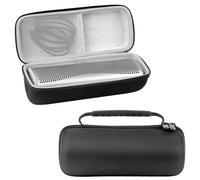 EUGOOCX Hard EVA Storage Case Compatible with KEF Muo Portable Speaker(2025), Travel Carrying Bag Speaker Holder with Mesh Pocket, Black