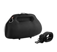 EUGOOCX Hard Travel Case Carrying Bag Compatible with JBL Charge 6/5/4 Portable Speaker, EVA Protective Bag with Shoulder Strap and 4 Rubber Feet, Black