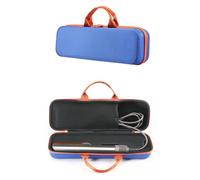 EUGOOCX Hard Travel Case Storage Bag for Dyson Airstrait Hairdryer Straightener Portable Protective Case for Dyson Hair Straighteners (Blue)