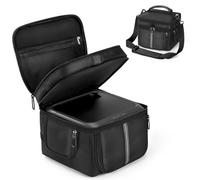 EUGOOCX Power Station Carrying Case Compatible with ECOFLOW River 3 Plus, Travel Storage Bag for Generator, Charging Cable and Accessories, with Quick Access & Air Flow Zipper Windows