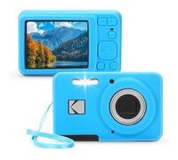 EUGOOCX Silicone Camera Case Compatible with KODAK PIXPRO FZ55, Soft Silicone Cover Anti-Scratch Digital Camera Protective Sleeve (Blue)