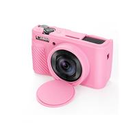 EUGOOCX Silicone Case Compatible with Canon PowerShot SX740 HS/SX730 HS Digital Camera, Soft Jacket Sleeve with Lens Protective Cover (Pink)