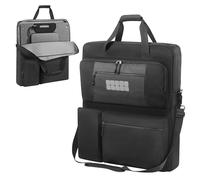 EUGOOCX Solar Panel Storage Bag Compatible with EF ECOFLOW 220W/160W/110W, Multi-pocket Portable Solar Panel Travel Carrying Case with Shoulder Strap