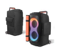 EUGOOCX Speaker Case Compatible with JBL PartyBox 520, Portable Speaker Dust Cover Storage Bag for Outdoor Travel/Home Storage, with Side Pockets