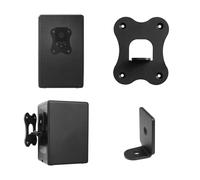 EUGOOCX Speaker Wall Mount Bracket for SAMSUNG Wireless Rear Speaker SWA-9500S, Home Theater Surround Speakers Holder Compatible with SWA-9500S/XY SWA-9500S/XZ (Black 2PCS)