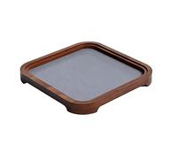 EUGOOCX Walnut Stand Compatible with Apple Mac Studio M2 Series, Desktop Cooling Bracket with Dust Filter for Mac Studio Laptop Accessories