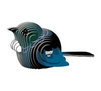 EUGY 003 Tui Eco-Friendly 3D Paper Puzzle | Screen Free Build, Finishes In About 30 Minutes, Pre Cut Parts, No Scissors Needed, Fun Facts Card, Stands As Shelf Decor