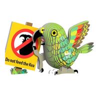 EUGY 047 Kea Parrot. Eco-Friendly 3D Paper Puzzle