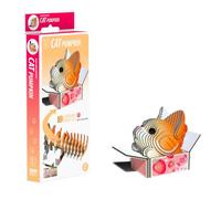 EUGY 087, Cat Pumpkin Cardboard Model Kit, Ages 6+