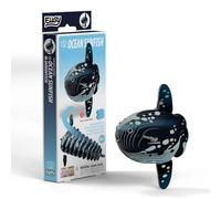 EUGY 3D Cardboard Model Kit, Ocean Sunfish, Educational DIY Craft Project for Ages 6+, Award-Winning Design
