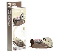 EUGY 3D Sea Otter Model Craft Kit for Kids Age 6+