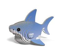 EUGY 650019 Shark, 3D Animal Puzzle for Children and Adults to Assemble, DIY Animal Figure, Craft Set from 6 Years, EH-019