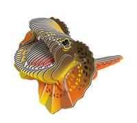 EUGY 650108 - 3D Jigsaw Puzzles for Children and Adults - DIY - From 6 Years - Collar Lizard Colour - EH-108