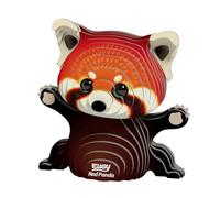 EUGY 650126 Red Panda, 3D Animal Puzzle for Children and Adults to Assemble, DIY Animal Figure, Craft Set from 6 Years