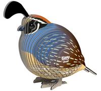 EUGY 650129 Quail, 3D Animal Puzzle for Children and Adults to Assemble, DIY Animal Figure, Craft Set from 6 Years